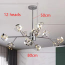 Axyaa Modern Ceiling Chandelier for Dining Room Living Room Indoor Lighting Fixtures