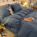 Axyaa Solid Color Duvet Cover Double/Queen Size, Anti-Mite & Durable