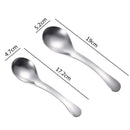 Axyaa Stainless Steel Long Handle Soup Ladle Golden Rice Spoon Kitchen Tableware