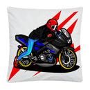 Axyaa Motorcycle Cartoon Plush Pillowcase Home Sofa Car Decor 45x45 cm