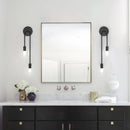 Axyaa Modern Luxury LED Wall Lamp Black Sconce Home Decor for Living Room & Bedroom