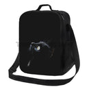 Axyaa Butterfly Cat Insulated Lunch Bag - Reusable Thermal Cooler Tote