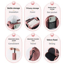 Axyaa Baby Stroller Hanging Storage Bag - Pram Diaper Phone Bottle Holder