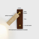 Axyaa Industrial Vintage LED Wall Lamp Yellow Travertine Stone Staircase Lighting