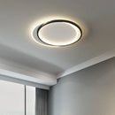 Axyaa Modern Round LED Ceiling Lamp for Bedroom, Dimmable Living Room Lighting