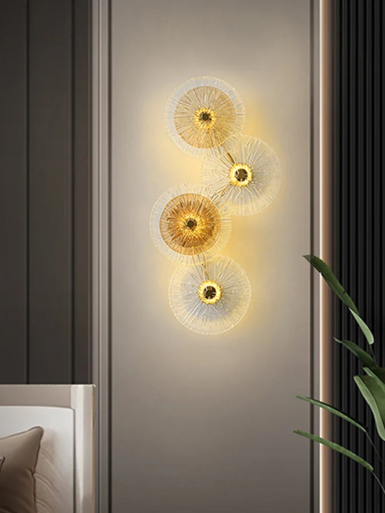Axyaa Round LED Wall Lamp for Bedroom and Corridor Lighting