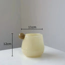 Axyaa Glass Vase Creative Flower Pots Desk Decoration Aesthetic Floral Vases