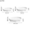 Axya Rock Texture Ceramic Dinner Plate Set