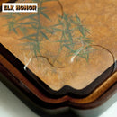 Axyaa Walnut Wood Tea Tray for Japanese Cuisine and Coffee Serving