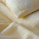 Axyaa Cotton Three-ply Gauze Queen Bedding Set - Soft & Breathable Duvet Cover Set