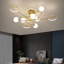 Modern Nordic Living Room Ceiling Light by Axyaa: Simple, Creative, Small-sized Lighting Fixture for Bedroom and Dining Room