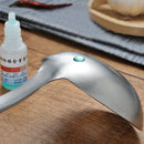 Axya Stainless Steel Wok Spatula, Long Handle Cooking Turner for Fried Steak