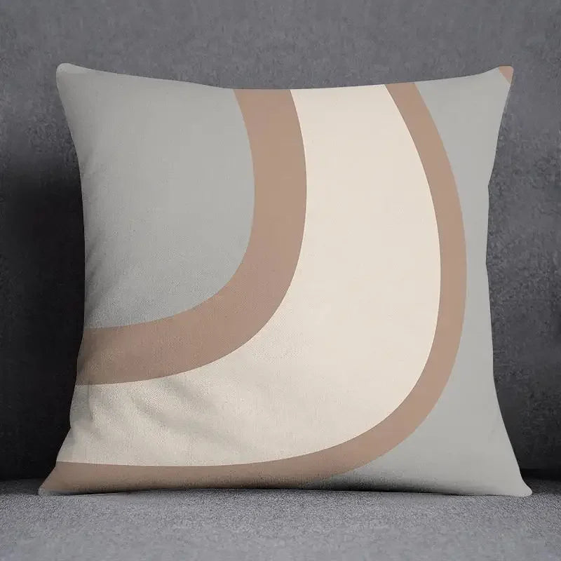 Axyaa Floral Geometric Pillowcase Set Home Decor
