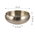 Axyaa Double Layer Stainless Steel Insulated Rice Bowl - Food Serving Container