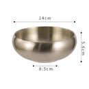 Axyaa Double Layer Stainless Steel Insulated Rice Bowl - Food Serving Container