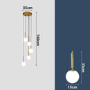 Axyaa Nordic Pendant Light Chandelier for Dining Room & Living Room
