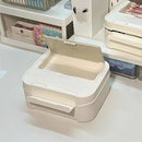 Axyaa Desktop Organizer Box with Lid and Partitions