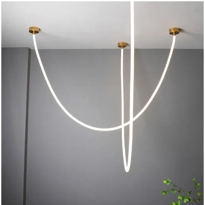 Axyaa Silicone LED Pendant Lamp for Modern Spaces