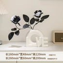 Axyaa Simple Vase Bouquet Decoration for Foyer, Living Room, Study, Bedroom