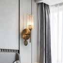 Axyaa Crystal Wall Lamp for Living Room and Hotel Bedroom
