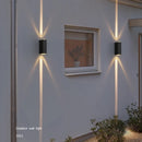 Axyaa Modern Waterproof 6W 12W LED Wall Lights, Up and Down Indoor Outdoor Wall Lamps