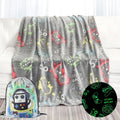 Axyaa Game Controller Glow Blanket for Boys 6-10 Year Olds