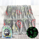 Axyaa Game Controller Glow Blanket for Boys 6-10 Year Olds