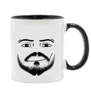 Axyaa Gamer Face Mug | Funny Man & Woman Faces Coffee Cup