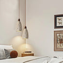 Axyaa Micro Cement Wabi Sabi Chandelier for Zen Tea Room & Bedroom Lighting
