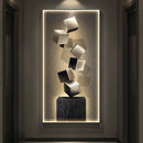 Axyaa Abstract LED Wall Light for Living Room Decor and Art Mural Lighting