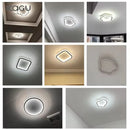 Axyaa Round LED Ceiling Lamp 25cm Creative Kitchen Light Square Home Indoor