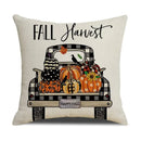 Axyaa Thanksgiving Pumpkin Pillow Cover 45*45cm Home Decor Cotton Linen