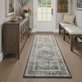 Bohemian Style Runner Rug by Axyaa - Retro Chic Carpet for Bedroom and Corridors