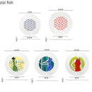 Axya Ceramic Dinner Plate Set | Restaurant Quality Steak, Pasta, Dessert Plates