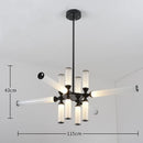Axyaa Glass Tube Pendant Light for Home LED in Minimalist Design