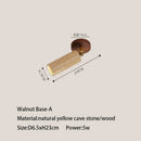 Axyaa LED Spotlight Wall Light for Bedroom Reading - Natural Stone Wall Sconce