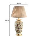 Axyaa Ceramic Desk Lamp: Luxury Classical Table Light for Bedroom, Living Room & Home Décor