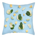 Axyaa Citrus Fruit Print Pillow Cover 45x45cm - Home Sofa Decor