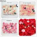 Axyaa Silk Floral Wedding Decor Petal Flower Wall Party Backdrop Display