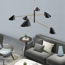 Axyaa Cone Pendant Light: Minimalist Design, Creative Art, Atmosphere Dining Room Decor