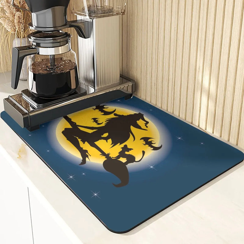 Axyaa Witchy Silicone Dish Drying Mat