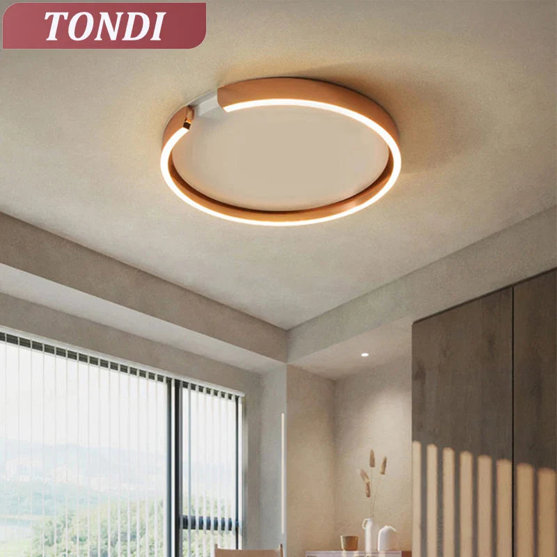 Axyaa Rose Gold LED Ceiling Light for Home Lighting in Living Room, Bedroom, Study Room