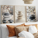 Zen Floral Art Posters Set for Cozy Modern Decor, Axyaa Canvas Paintings