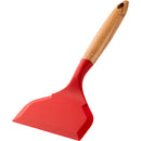 Axyaa Silicone Spatula with Wooden Handle for Non Stick Cooking