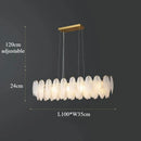 Axyaa Luxury Feather Glass Chandelier in Gold Finish - Elegant and Modern Lighting Solution