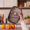 Axyaa Stainless Steel Portable Lunch Box - Heatable & Sealed Bento Container
