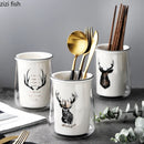 Axya Ceramic Chopstick Holder, Kitchen Organizer and Table Decoration