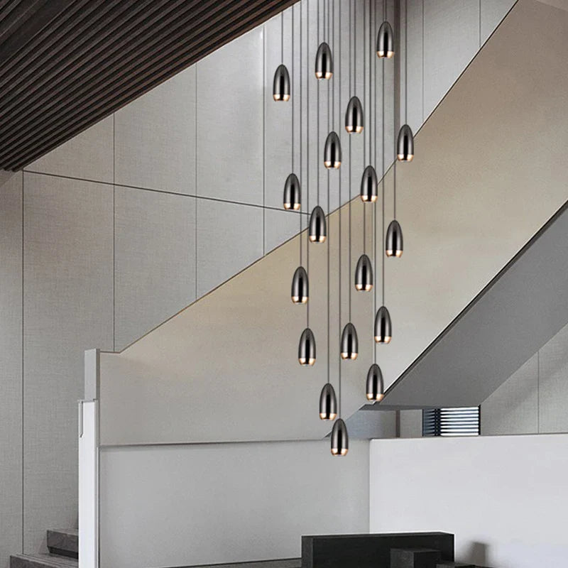 Axyaa Modern LED Chandelier for Penthouse, Villa, Kitchen, Living Room, Staircase