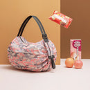 Axyaa Foldable Storage Bag with Handle | Portable Travel Handbag & Shopping Tote