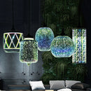 Axyaa Fireworks Glass Pendant Lights for Modern Living Room Decor